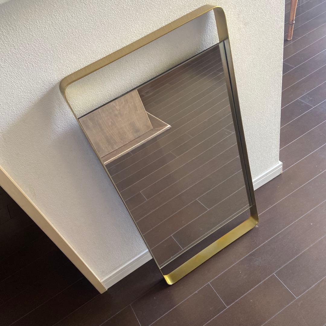 姿見　ミラー　ウォールミラー　鏡　アクシス　ゴールド　アンティーク　壁掛け