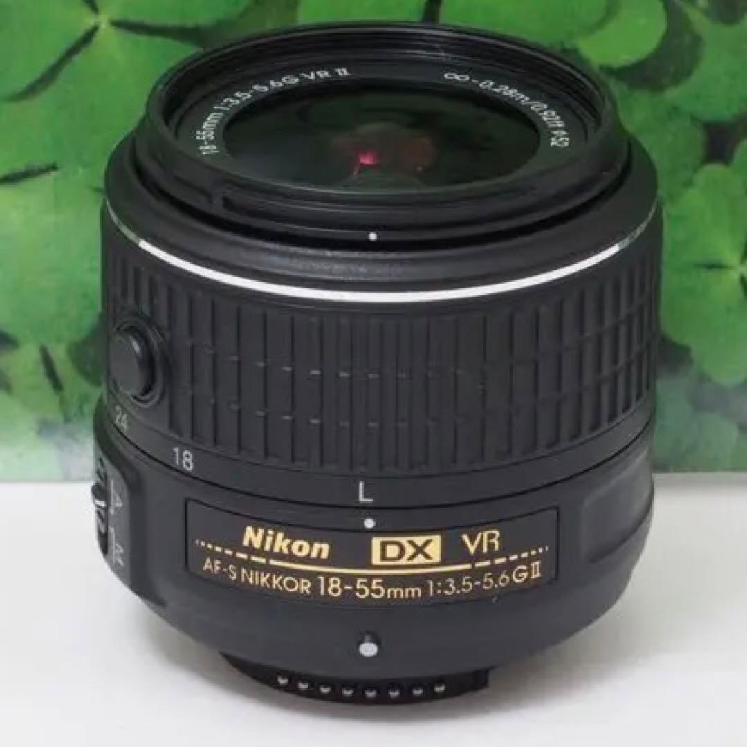 【美品】Nikonニコン❣️標準ズームAF-S18-55mmVR⭐️使い勝手抜群