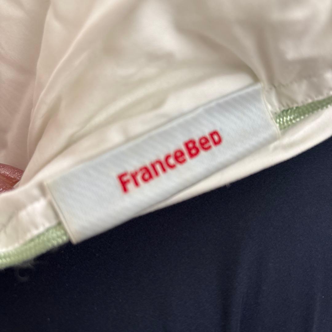 わ*ま様 フランスベッド羽毛布団ダブルサイズ２枚構造掛け布団 ホワイト　シーツカ