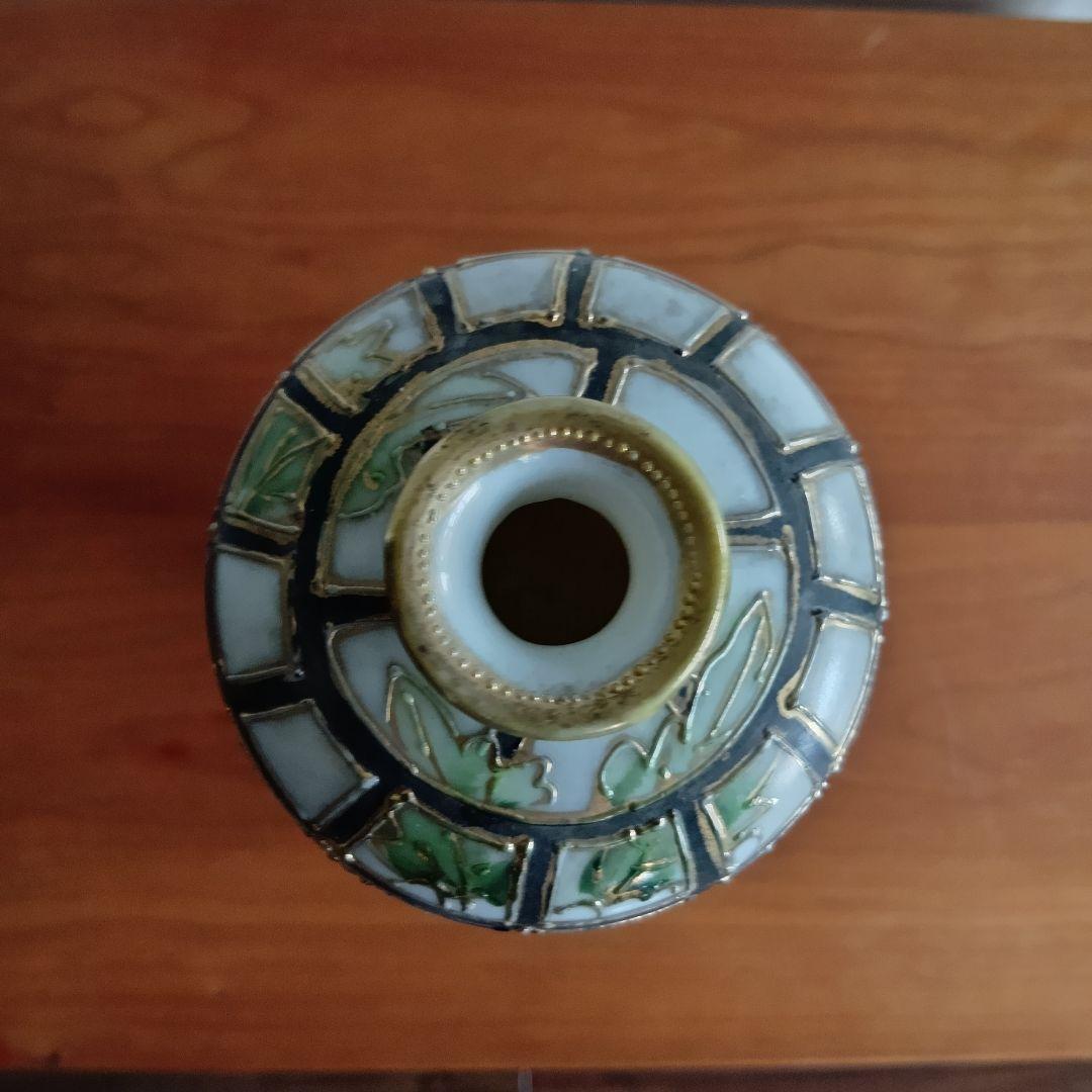 希少　オールドノリタケ M 印　NIPPON表記　ハンドペイント 花瓶