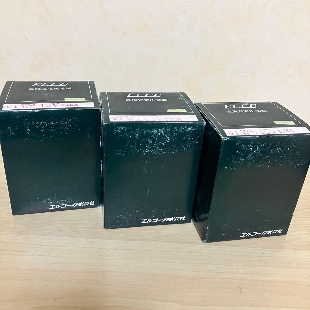 【3個】アナログ電源リニア電源ELCO(COSEL) G1W±15V0.25A