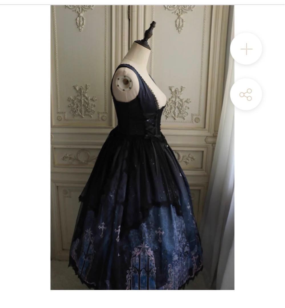 MANUSMACHINA 星降る夜の礼拝堂ジャンパースカートLサイズ海外ロリィタ