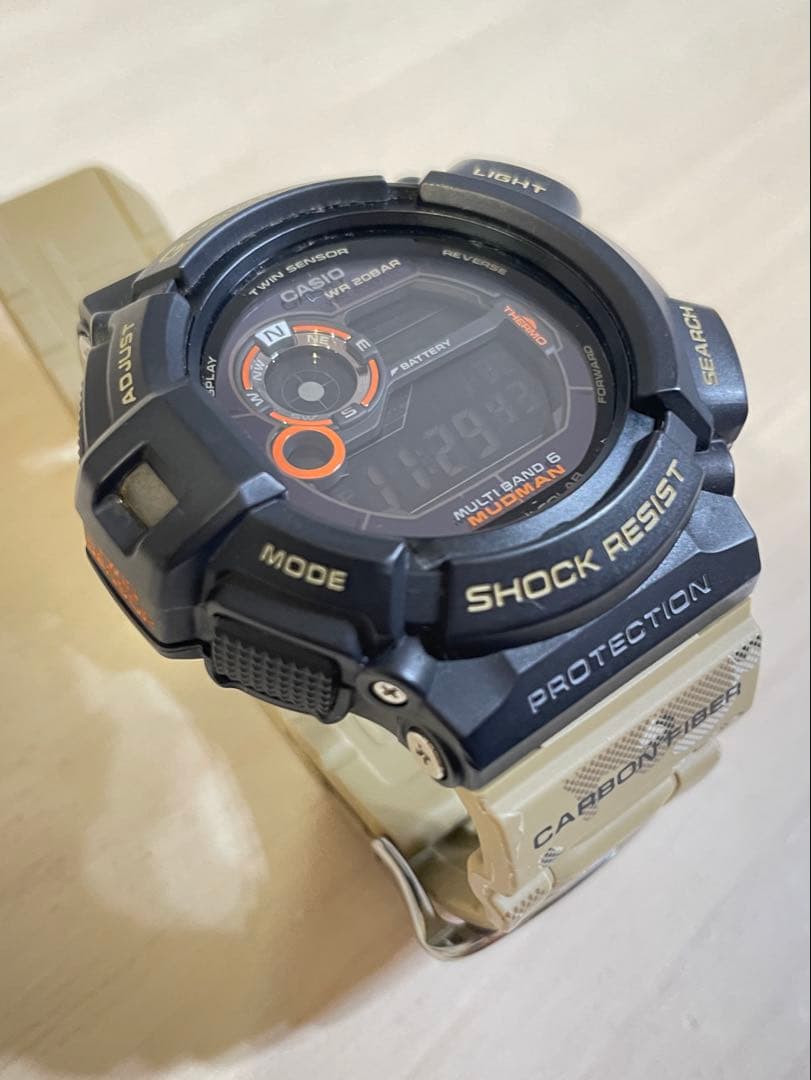 G-SHOCK GW-9300DC MUDMAN カモフラ