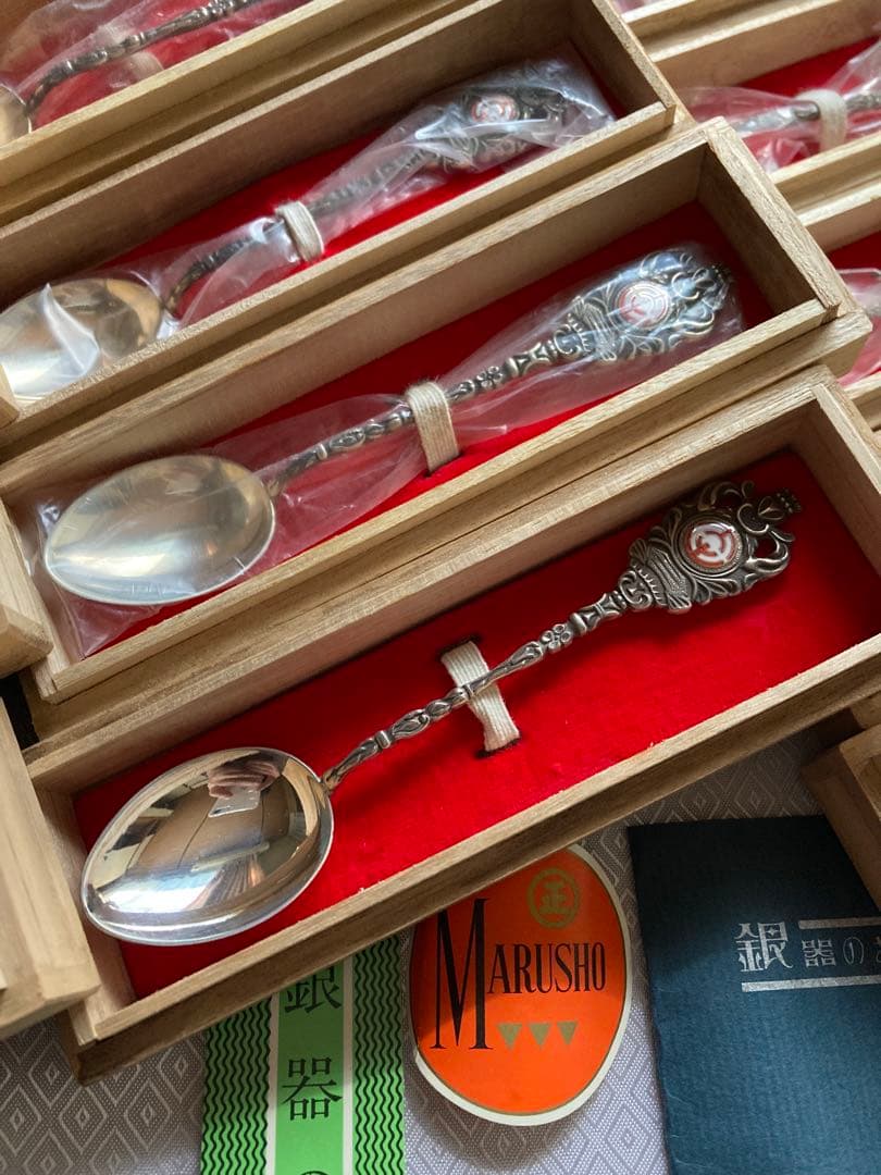 SILVER950 銀製 スプーン 記念日　17本セット