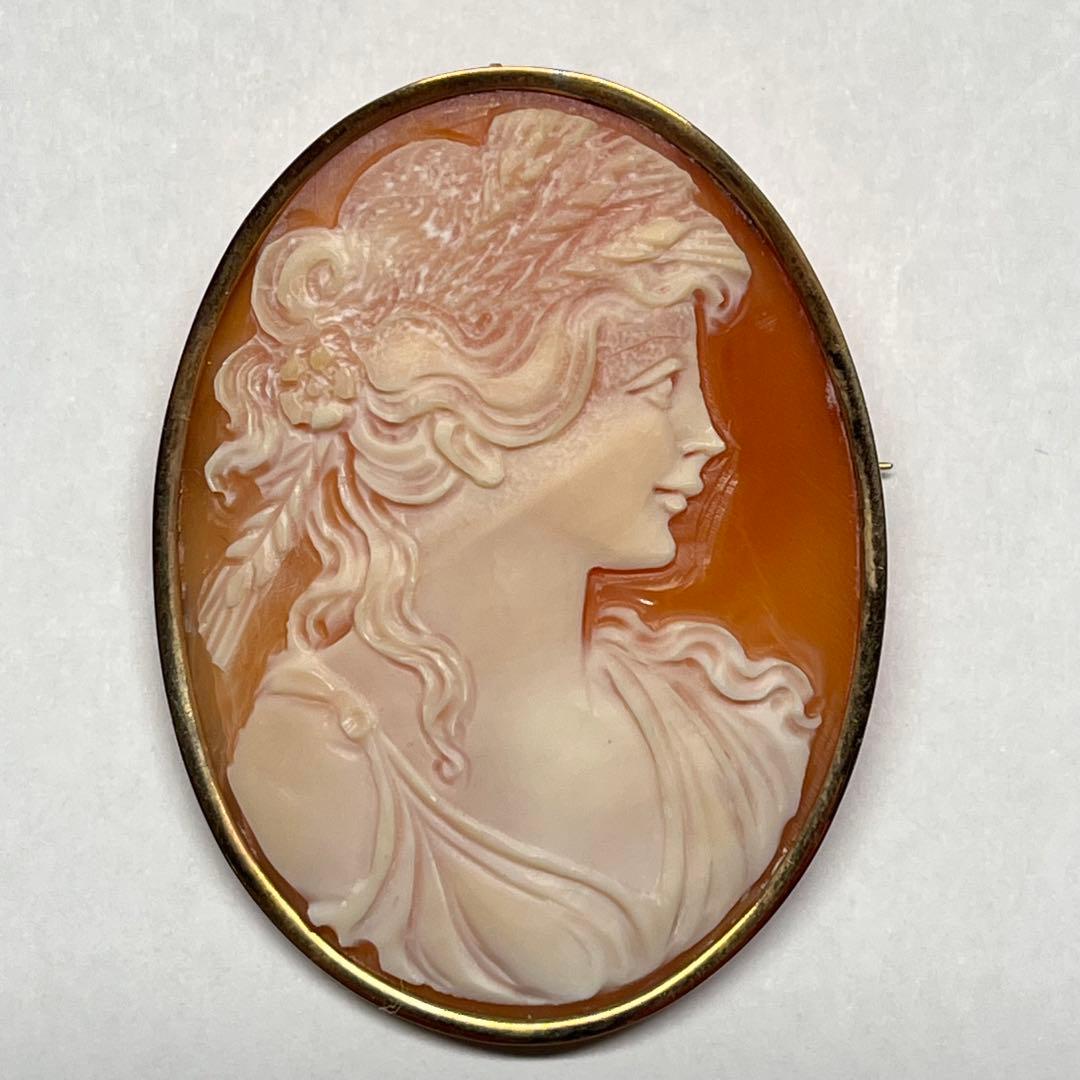 Donadio カメオ　ブローチ