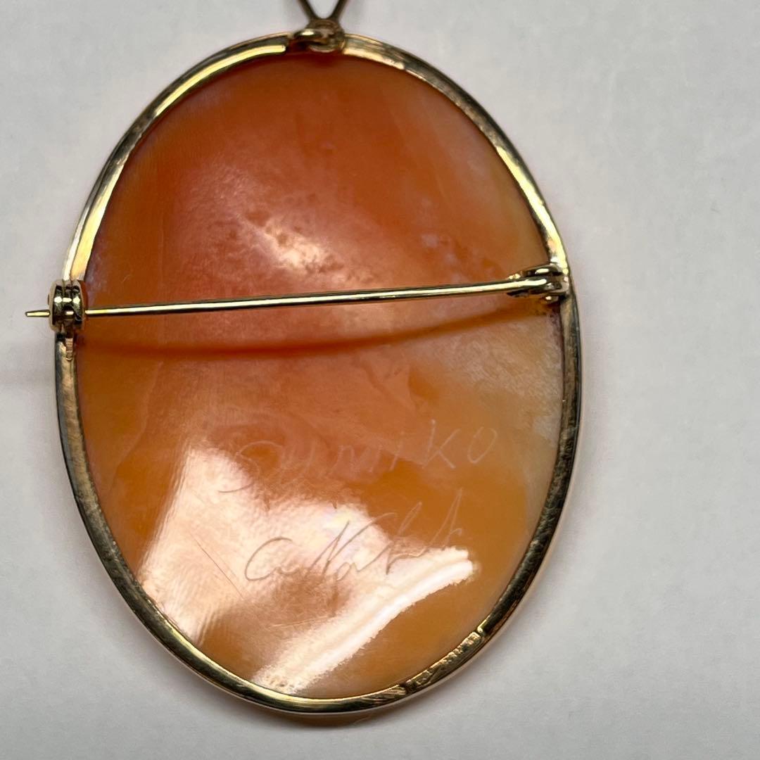 Donadio カメオ　ブローチ