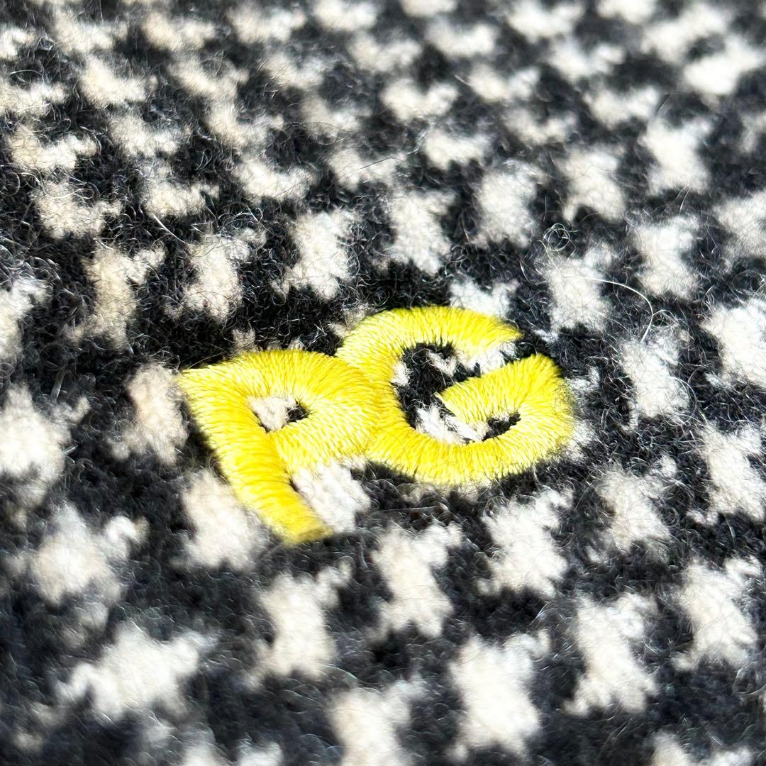 3003A美品 パーリーゲイツ カシミヤ100%千鳥格子ニット 近年