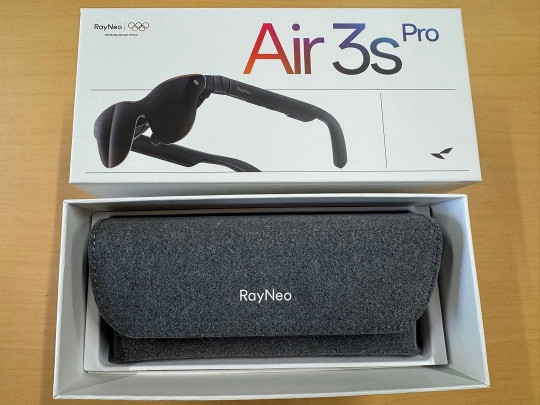 RayNeo Air 3s Pro (ARグラス）※1回使用