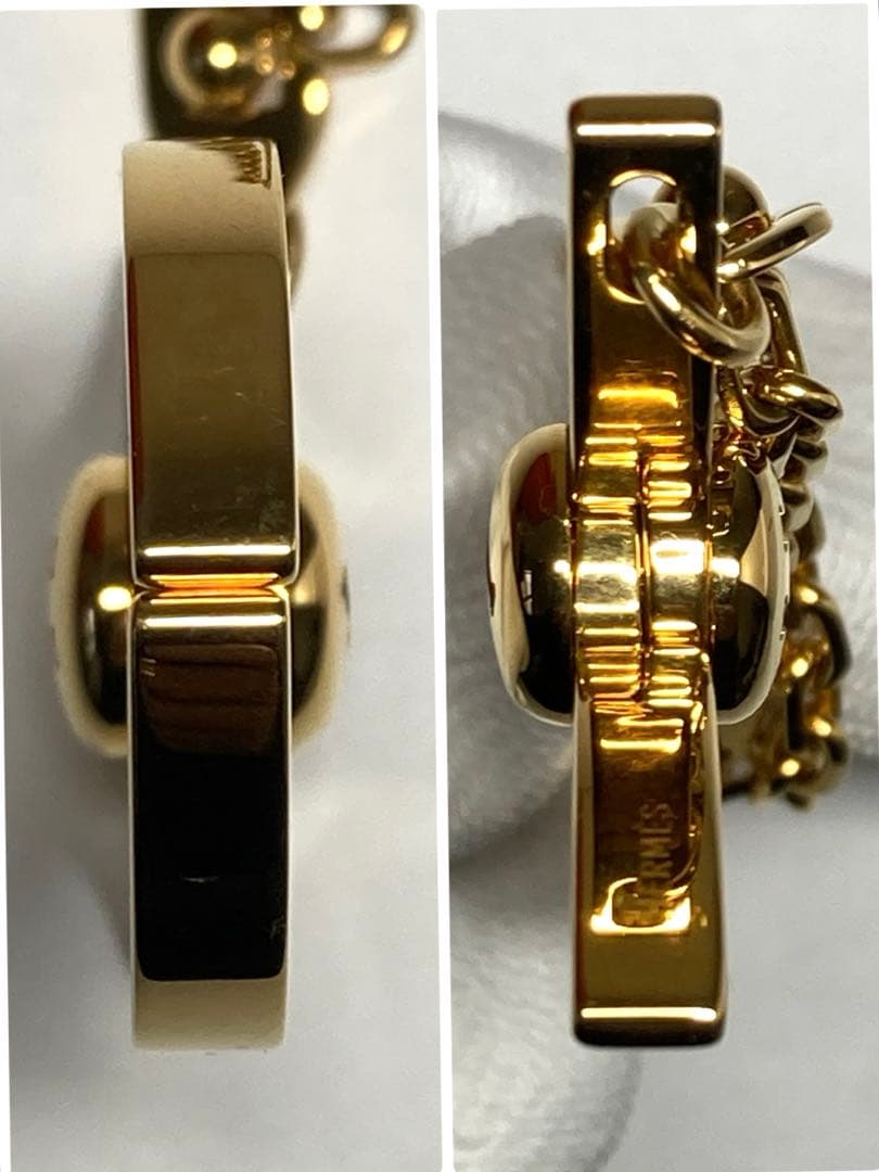 美品　HERMES エルメス　フィルー　ゴールド金具　グローブホルダー　チャーム