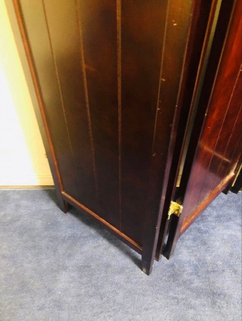 アンティーク 4連 パーテーション