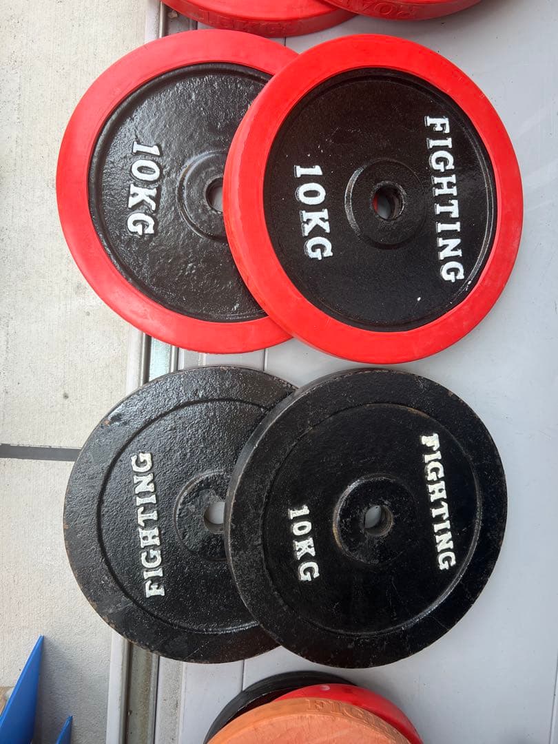 ファイティングロード プレート15、10キロ2枚