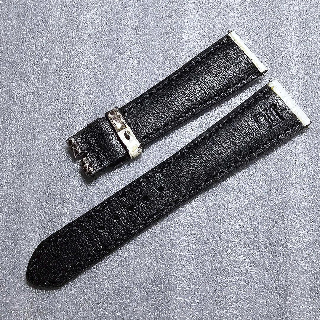 20mm/16mm リザード Lizard革 時計ベルト 尾錠幅16mm