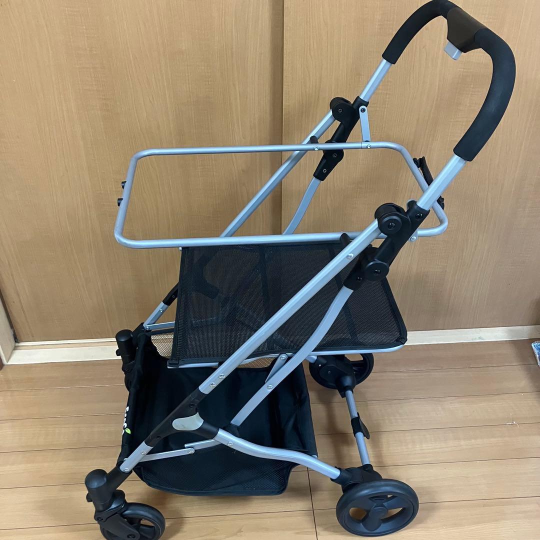 EcoCa エコカ ショッピングカート 本体 折り畳み式 ブラック