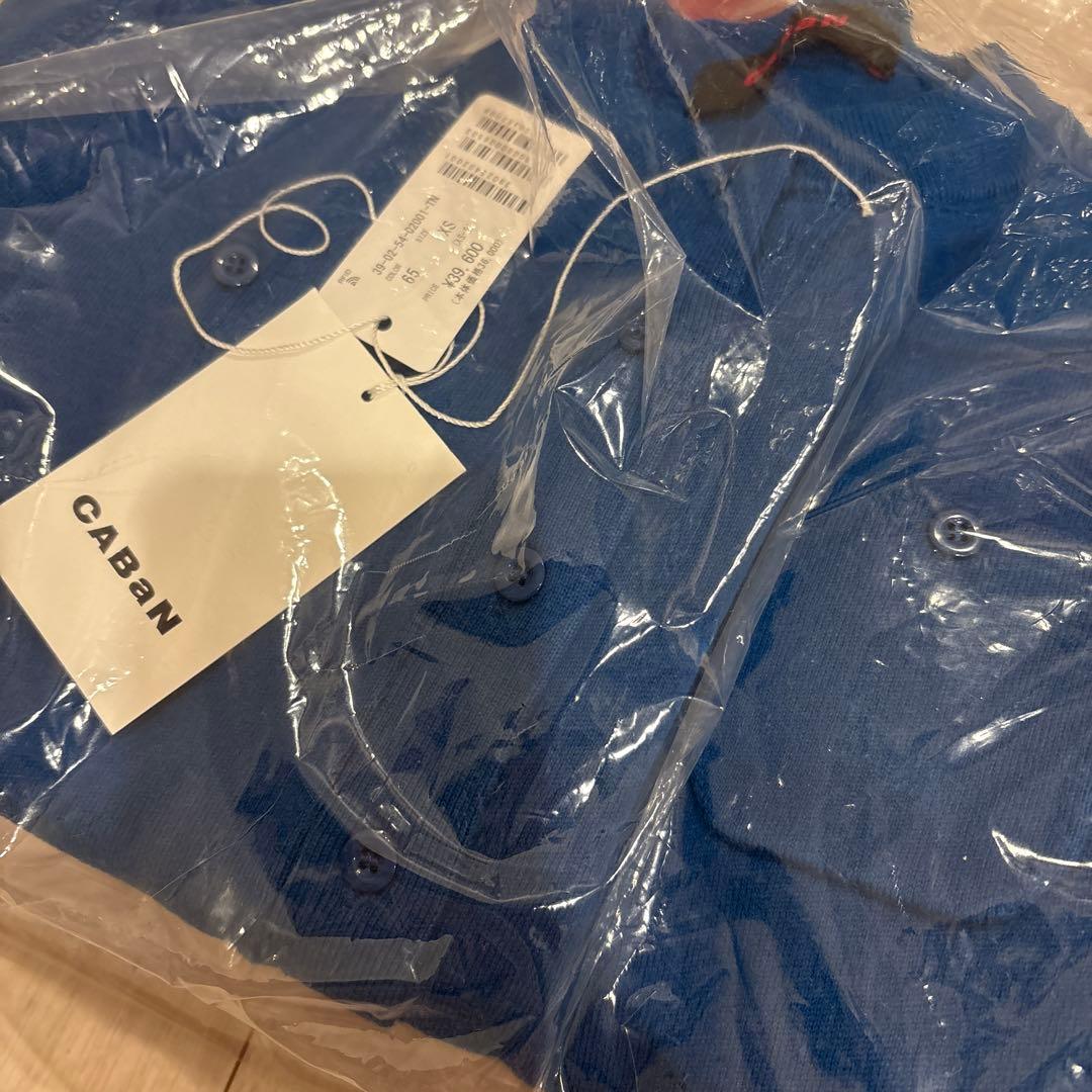 CABaN コットンカシミヤクルーネックカーディガン　65