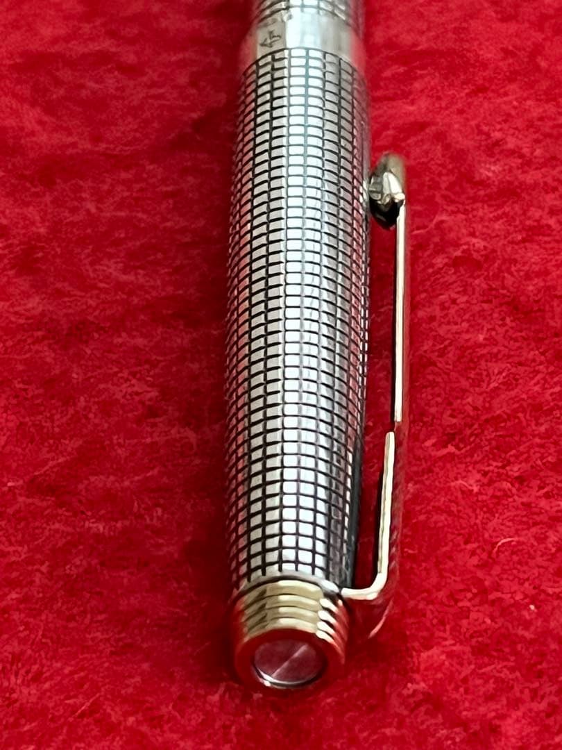 パーカー75ボールペン シズレ スターリングシルバー ❗️リフィル新品‼️