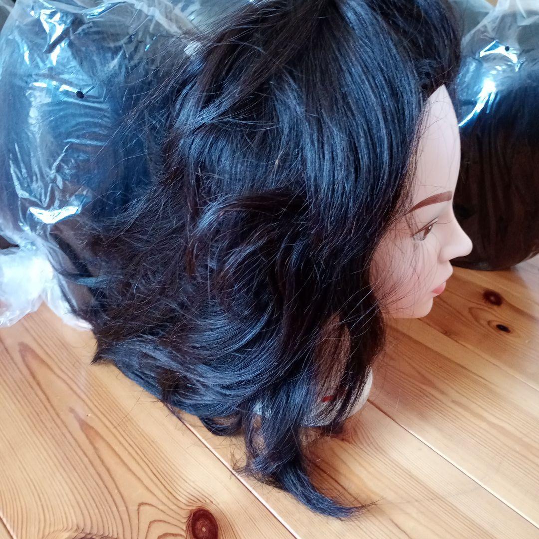 新品未使用10体、使用済み1体　 美容師国家試験練習用ウィッグ