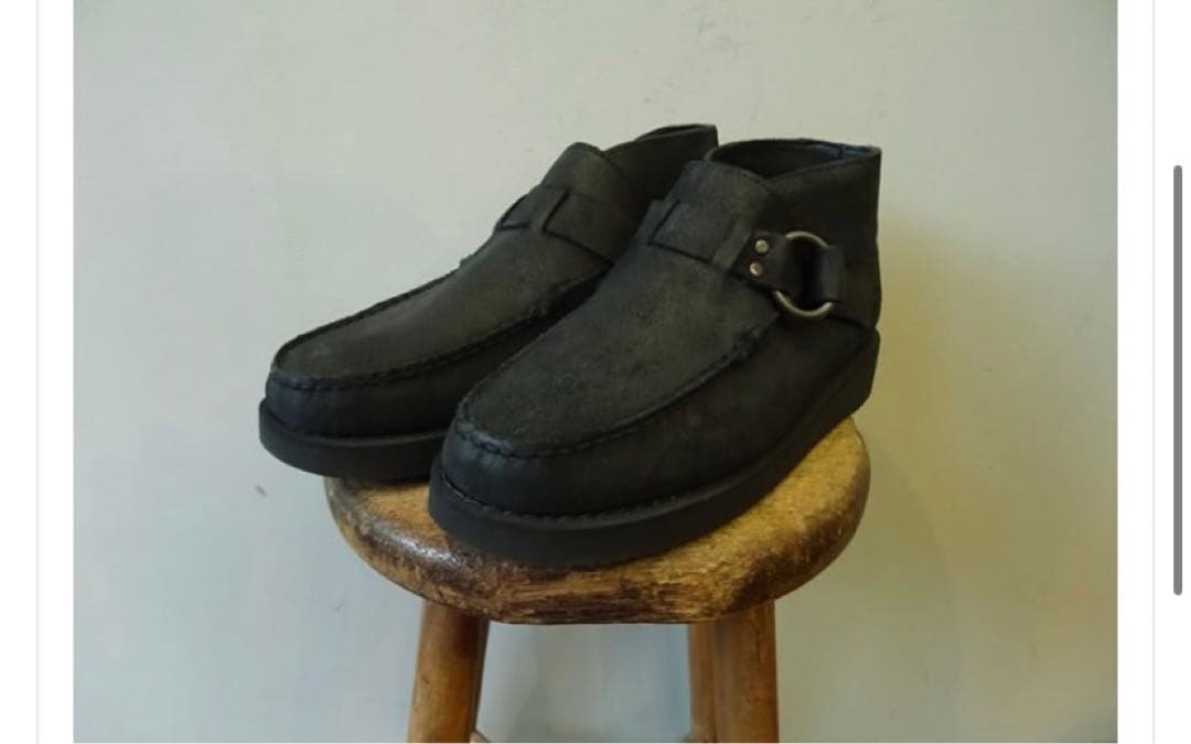 エンジニアード　ガーメンツ　SEBAGO リングブーツ　チャッカ　ブラック