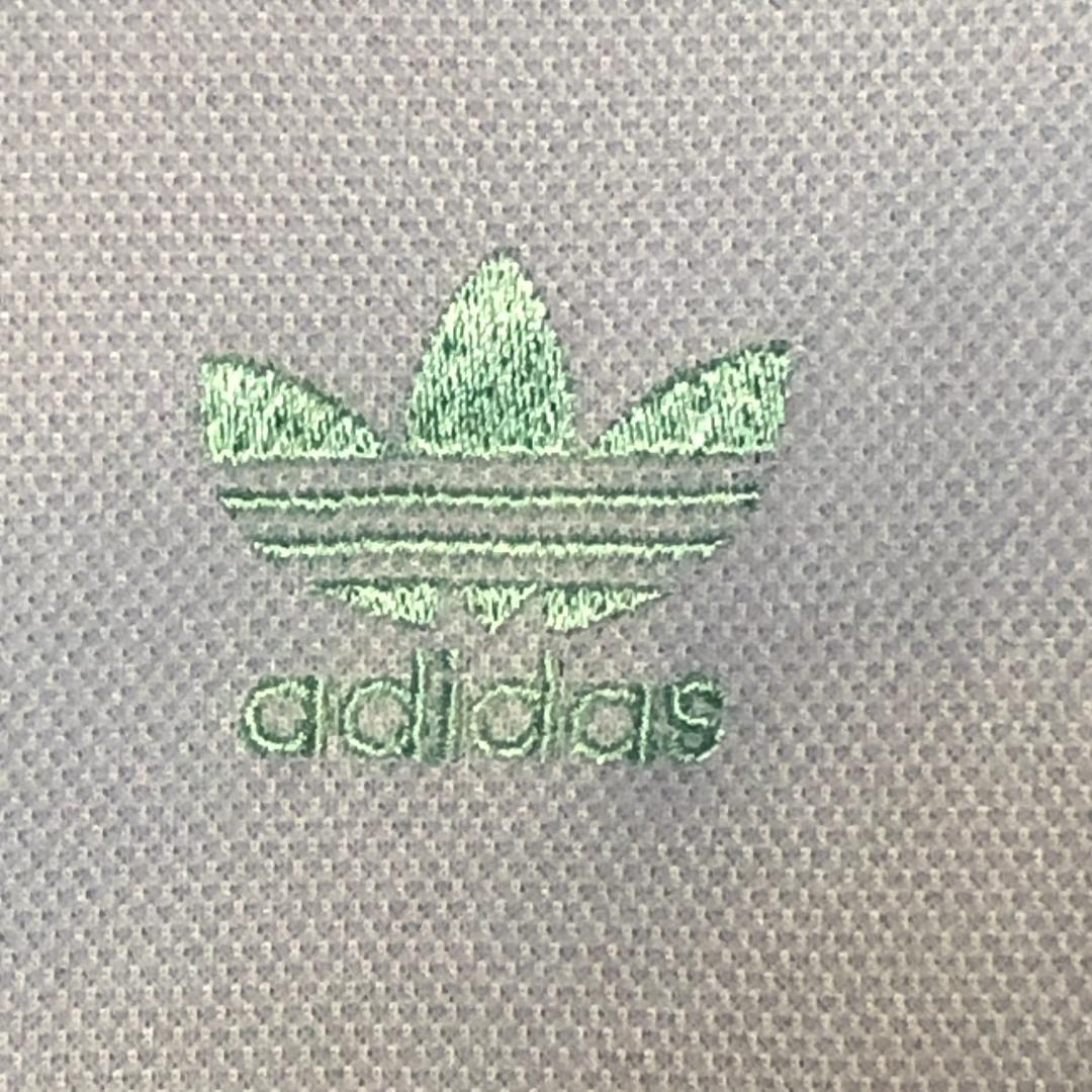 90年代 デサント製 アディダス トラックジャケット トレフォイルロゴ刺繍 S