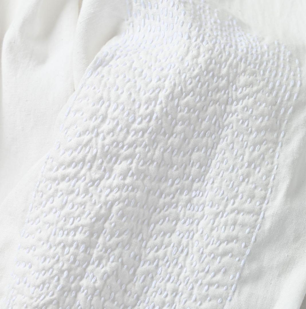 45R 藍職人 インドカディオックスの908ピンタックスタンドシャツ