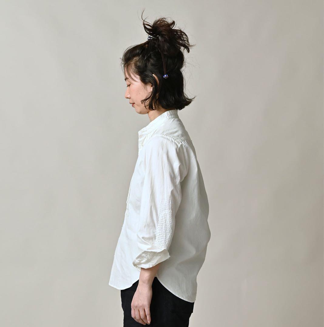 45R 藍職人 インドカディオックスの908ピンタックスタンドシャツ