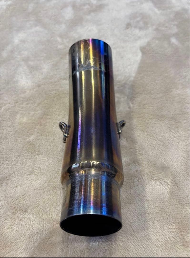 カワサキZX-6R G型用　BEET製　中間パイプ、リングパイプ中古