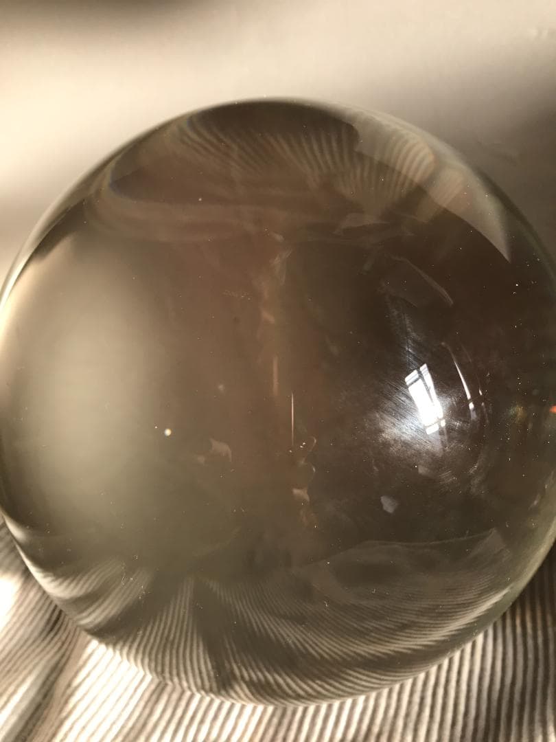 溶連水晶 水晶玉 置物　約10kg前後