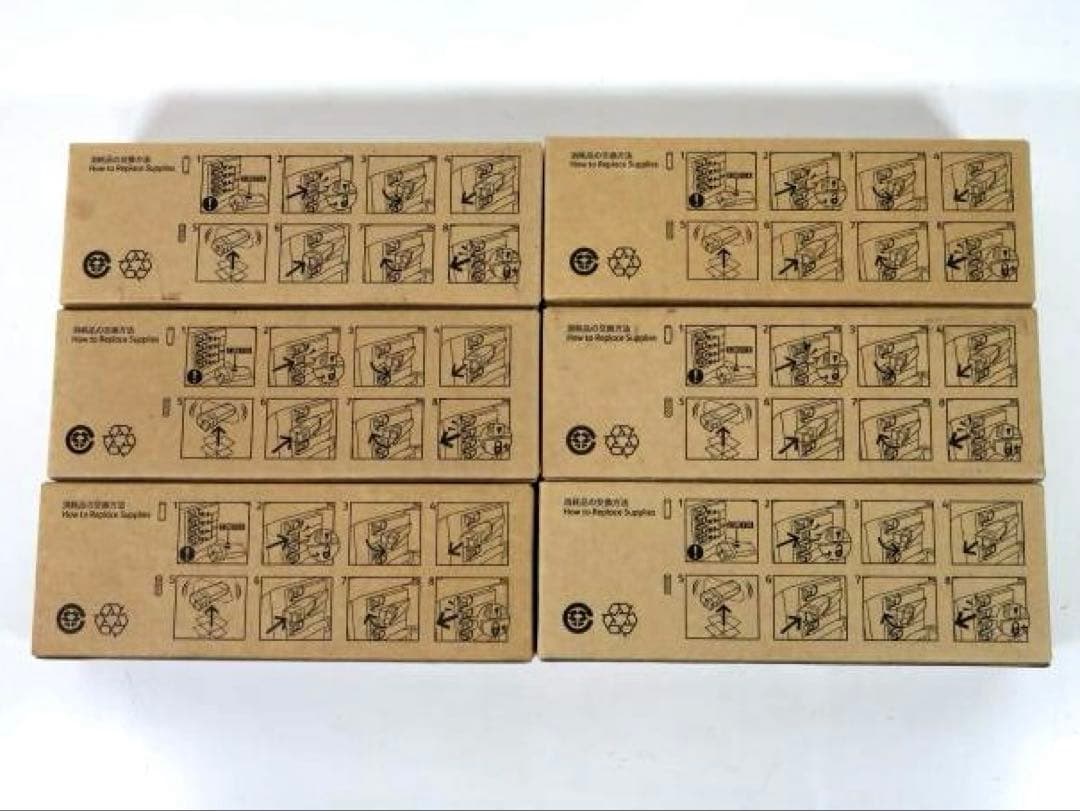 FUJI Xerox DocuPrint トナーカートリッジ 6本セット
