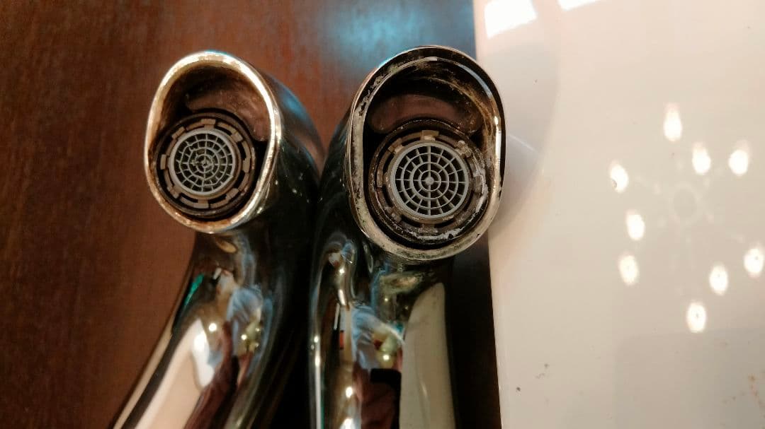 TOTO アクアオート TENA40AW自動水栓 2台(電源不要 タイプ)