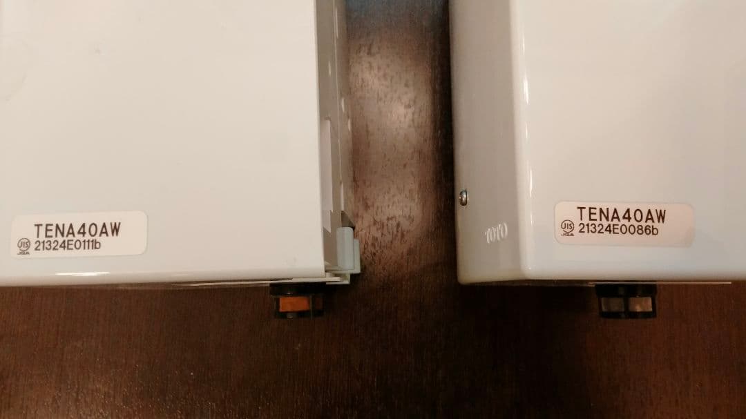 TOTO アクアオート TENA40AW自動水栓 2台(電源不要 タイプ)