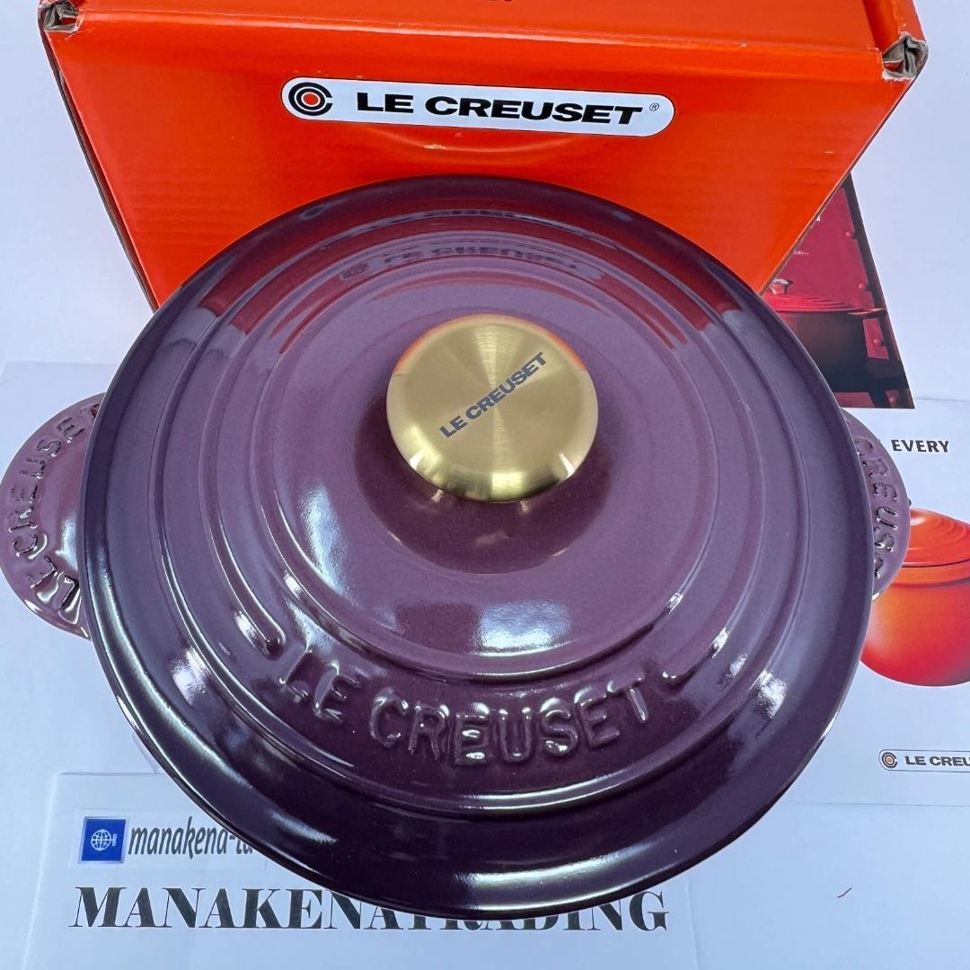 ル・クルーゼ ココット エブリィ 20 フィグ　限定色　ゴールドノブ　新品