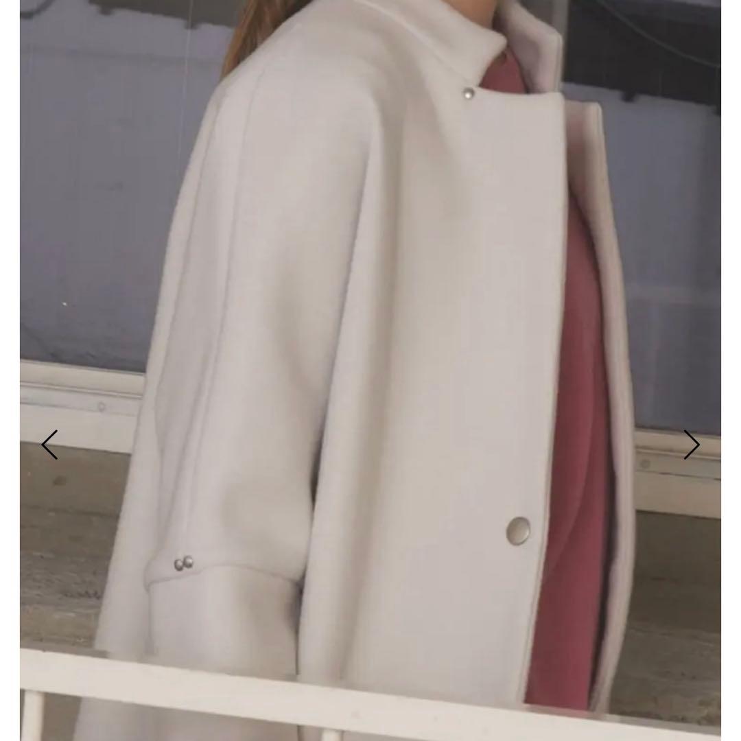 ヤマダヤ　Aga [尾州]Double Melton Cocoon Coat