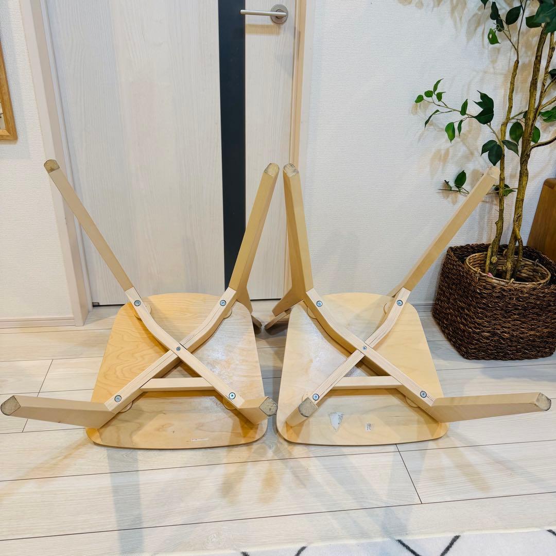[IKEA]イケア　LISABO リーサボー チェア アッシュ2脚セット ①