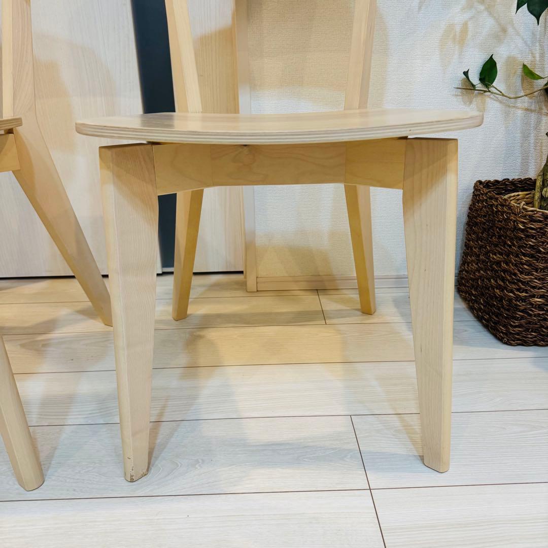 [IKEA]イケア　LISABO リーサボー チェア アッシュ2脚セット ①