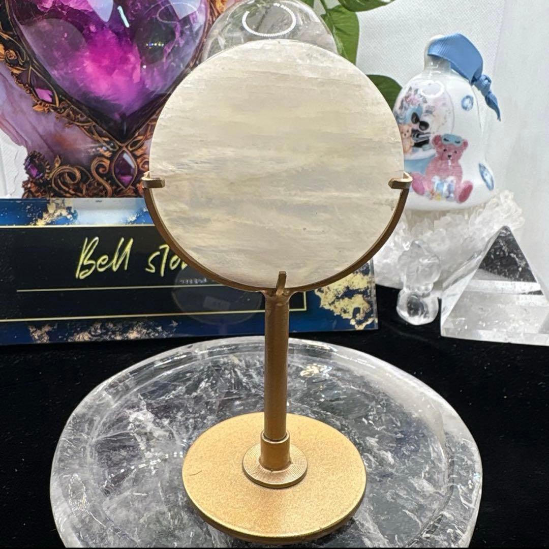 高品質 ホワイトムーンストーン満月♡No.2495
