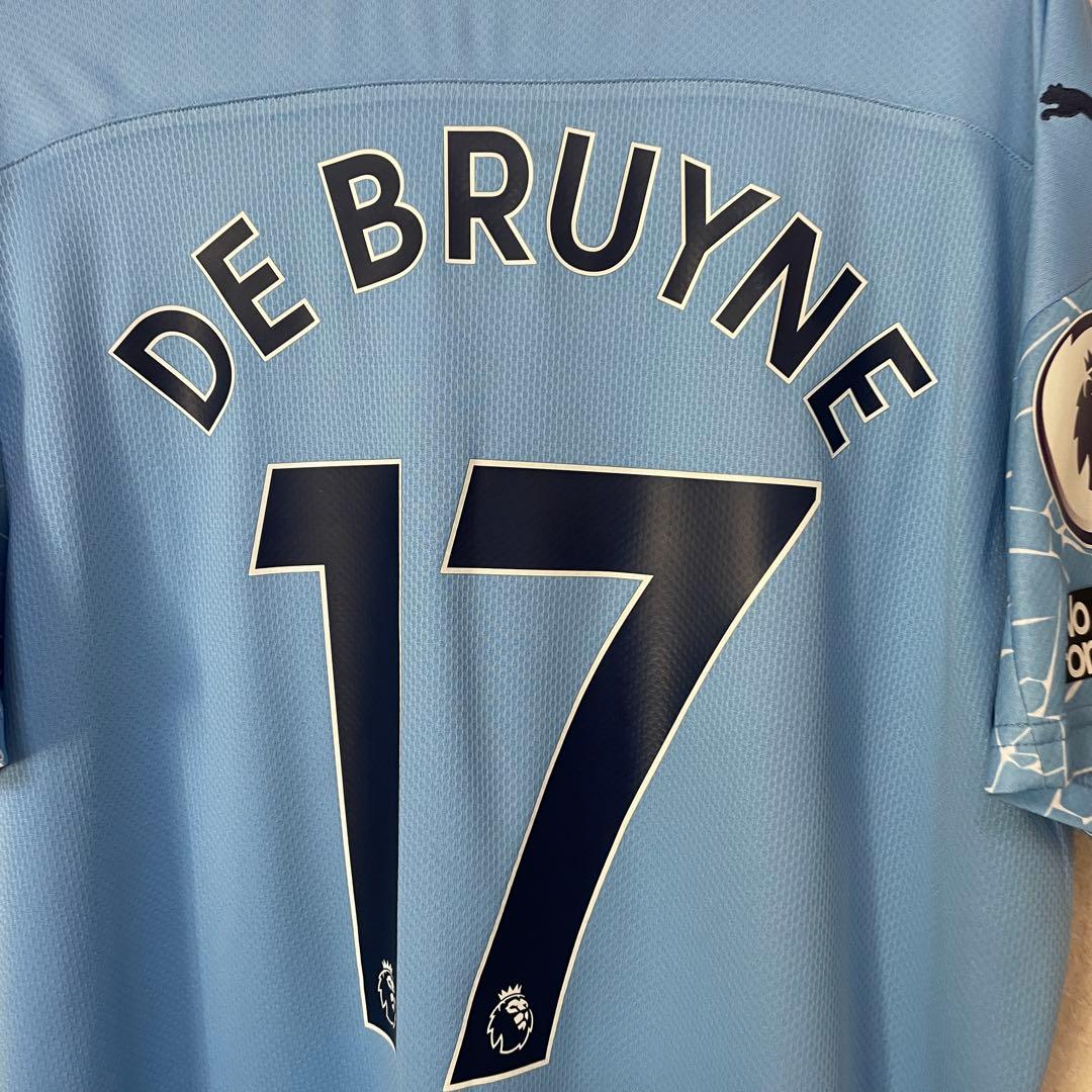 【正規品】マンチェスター・シティ 20/21デ・ブライネ 17 XLフルパッチ