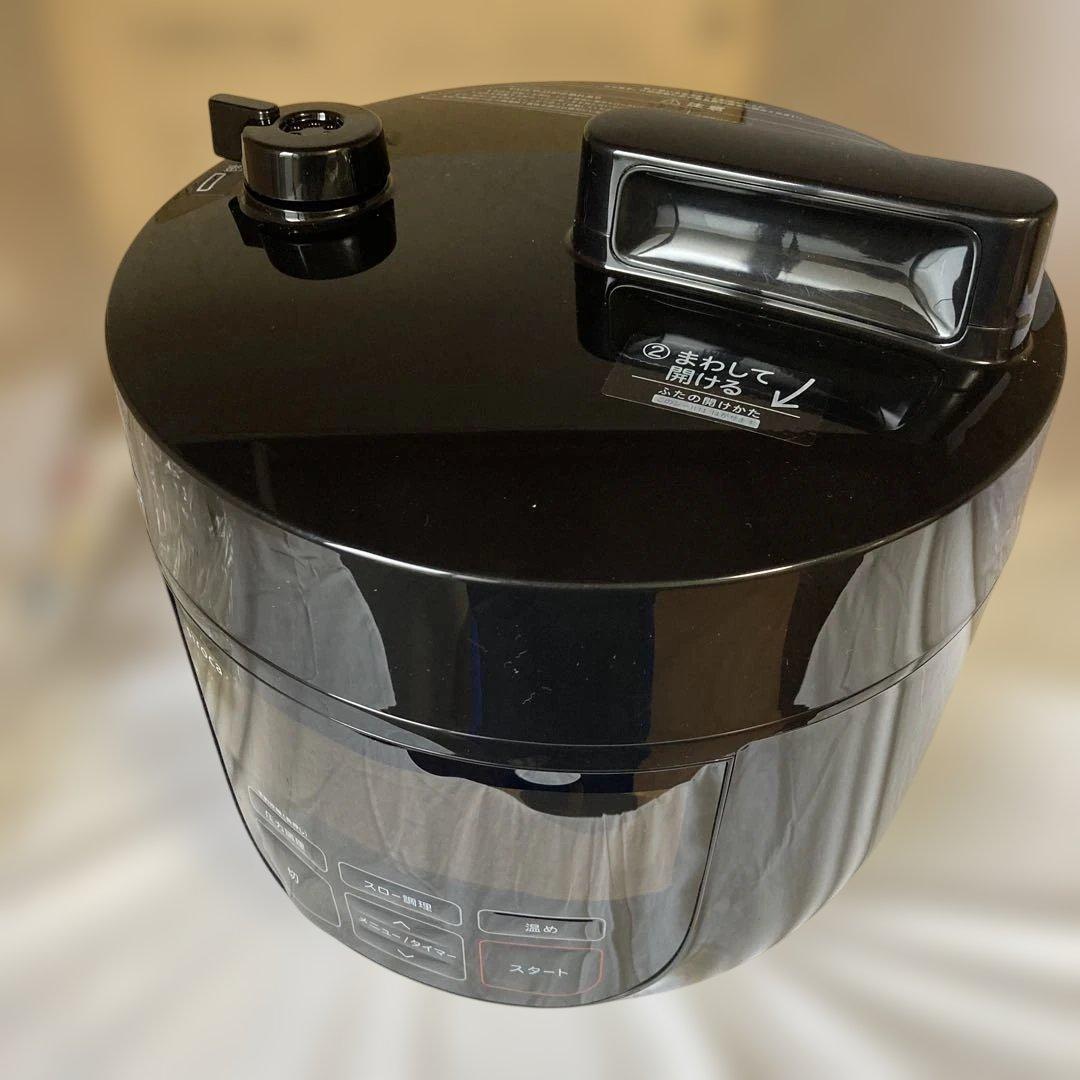 【ほぼ新品】siroca 4L電気圧力鍋 SP-4D171（K）