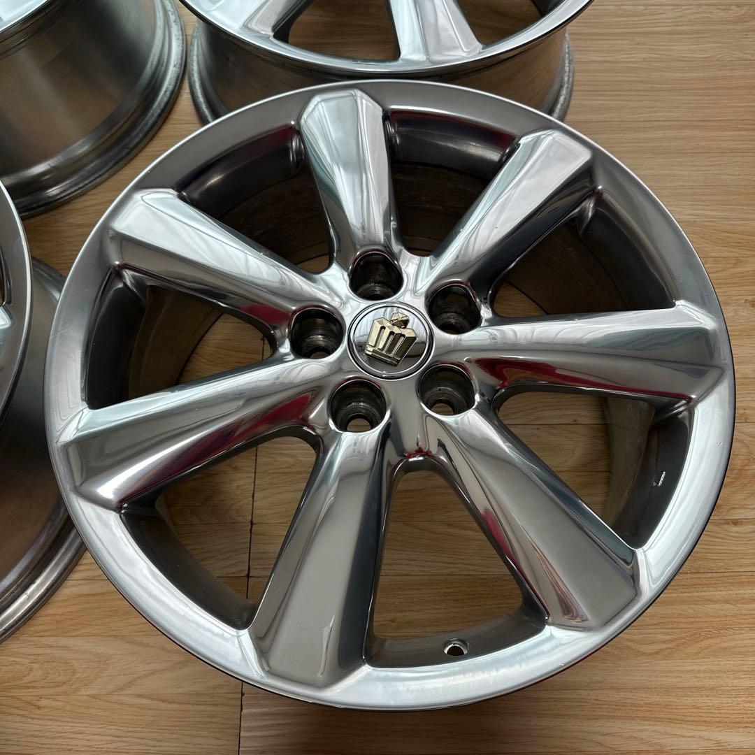 あ 18クラウン 50th アニバーサリー 純正ホイール 送料込み ①