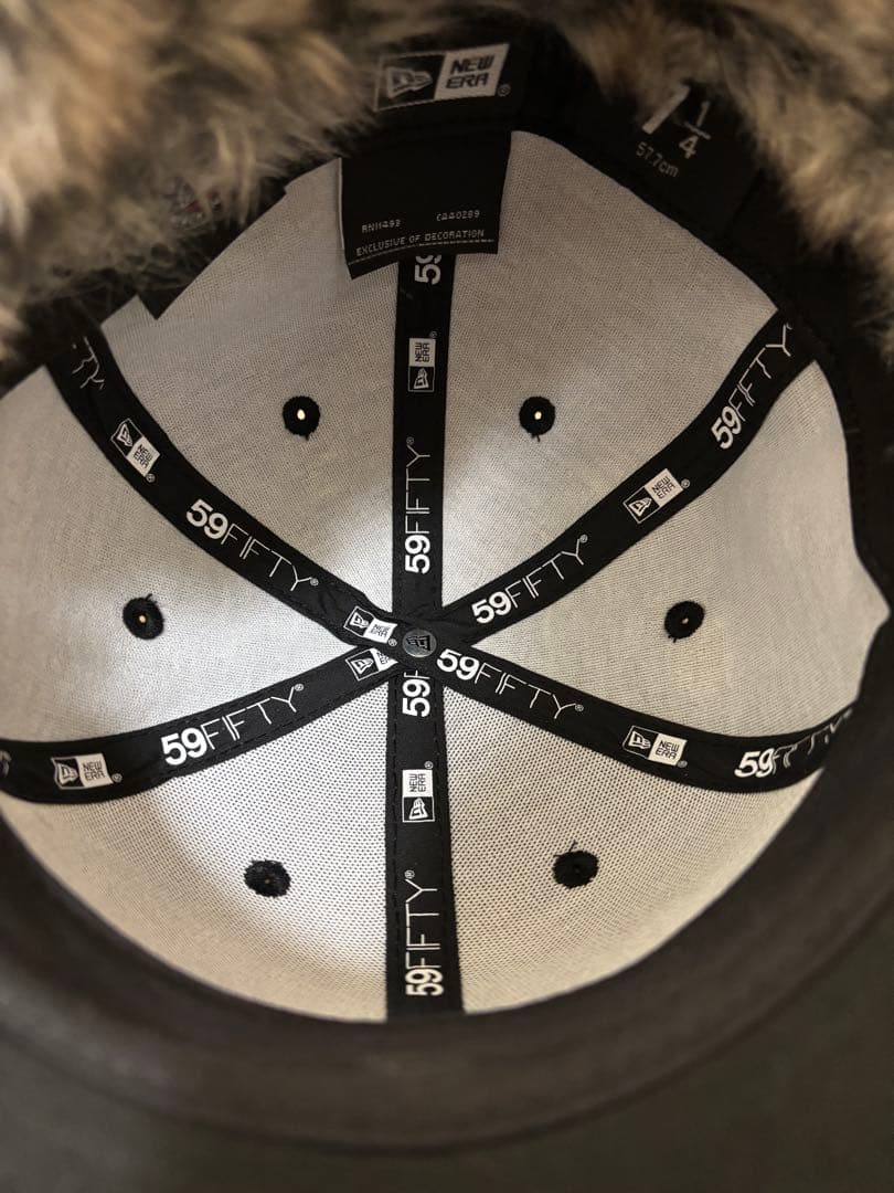 ニューエラ newera 59FIFTY Dog Ear 別注 レザーCAP