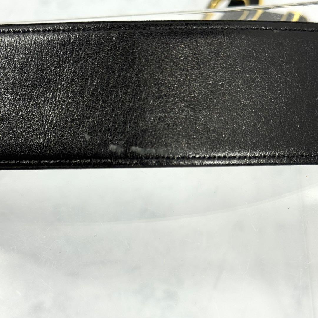 【vintage Dior】スエード ベルト ゴールド　ストーン 00s Y2K