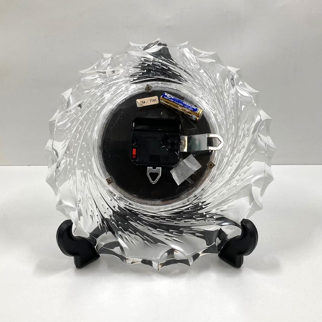 JUNGHANS ユンハンス　置時計　クリスタルガラス　動作確認済