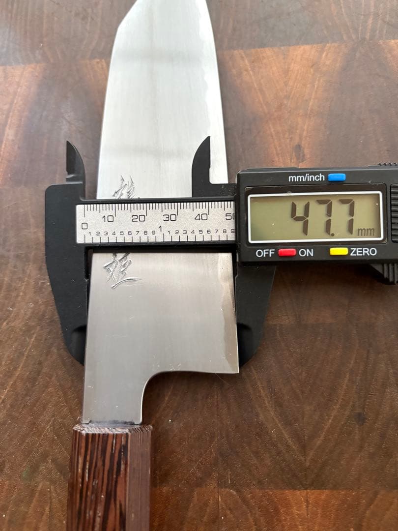 堺打刃物　切付　文化包丁　180mm 6寸　白ニ　三徳　包丁　和包丁　白鋼