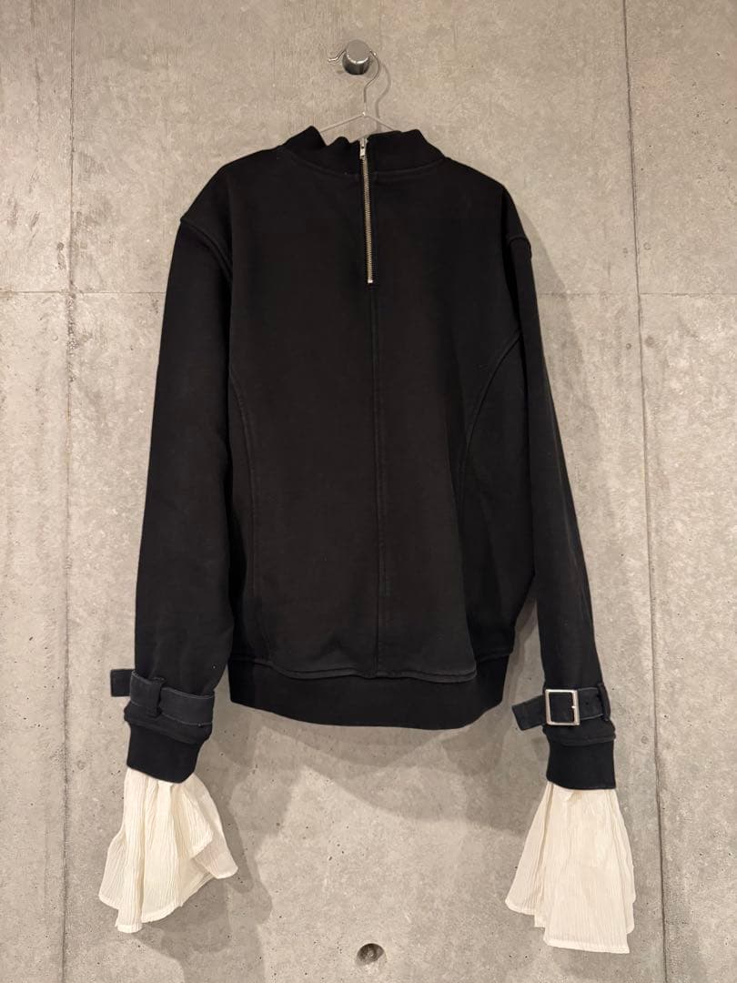 tanakadaisuke cuffs belted pullover ブラック