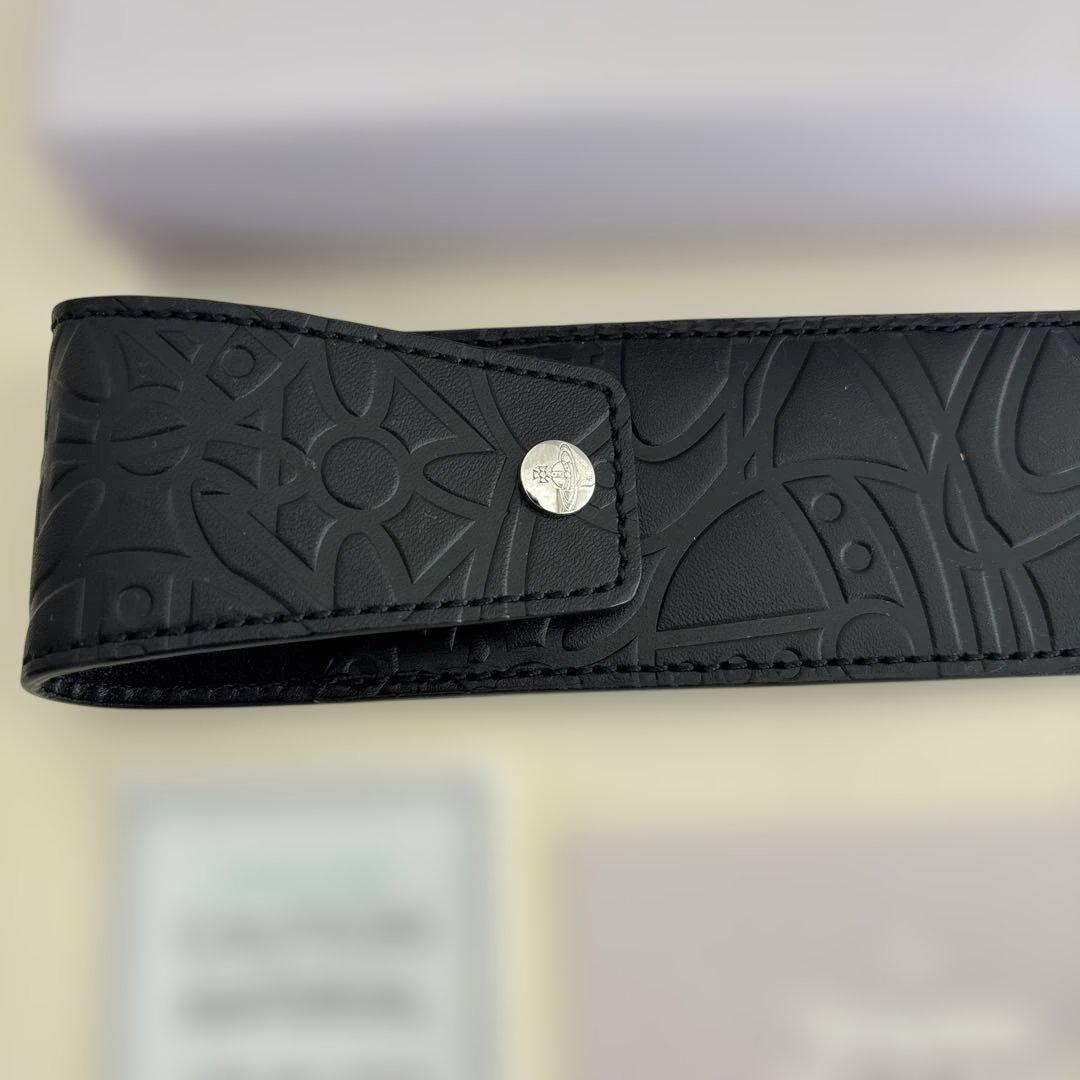 Vivienne Westwood ブラック レザーペンケース