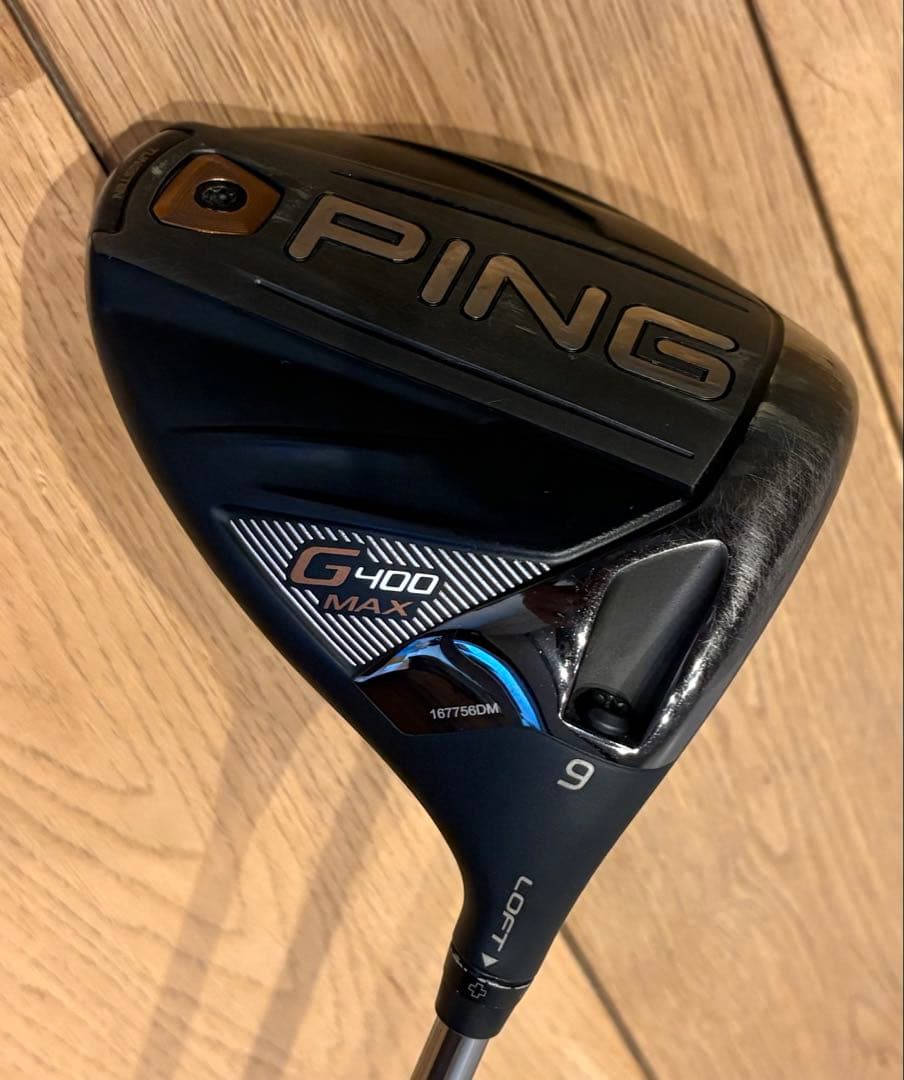 ※値下げ　PING G400 MAXドライバー カスタムシャフト付き