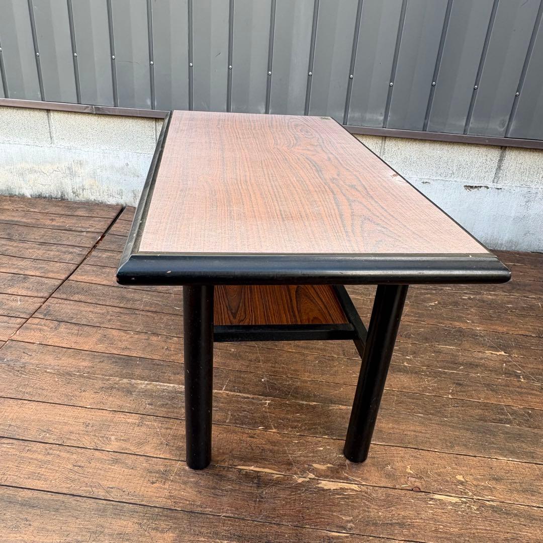 C1昭和レトロ フォルテ 木製サイドテーブル コーヒーテーブル センターテーブル