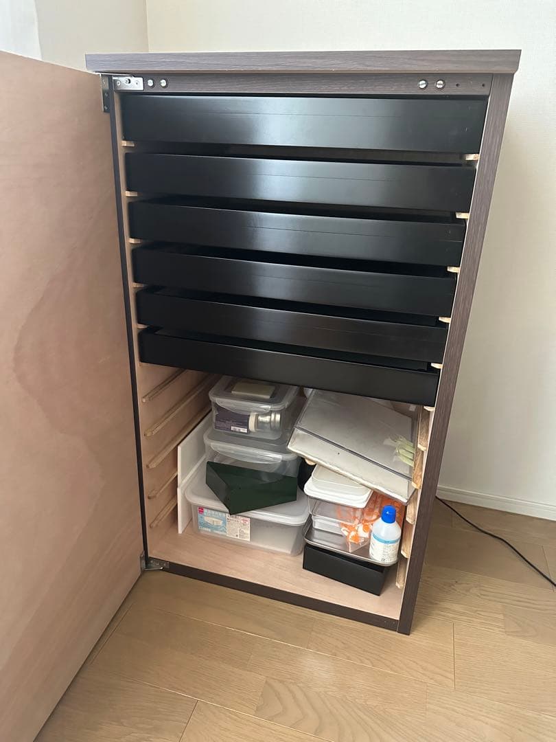 標本棚（ドイツ箱収納棚）　ワンオーナー品