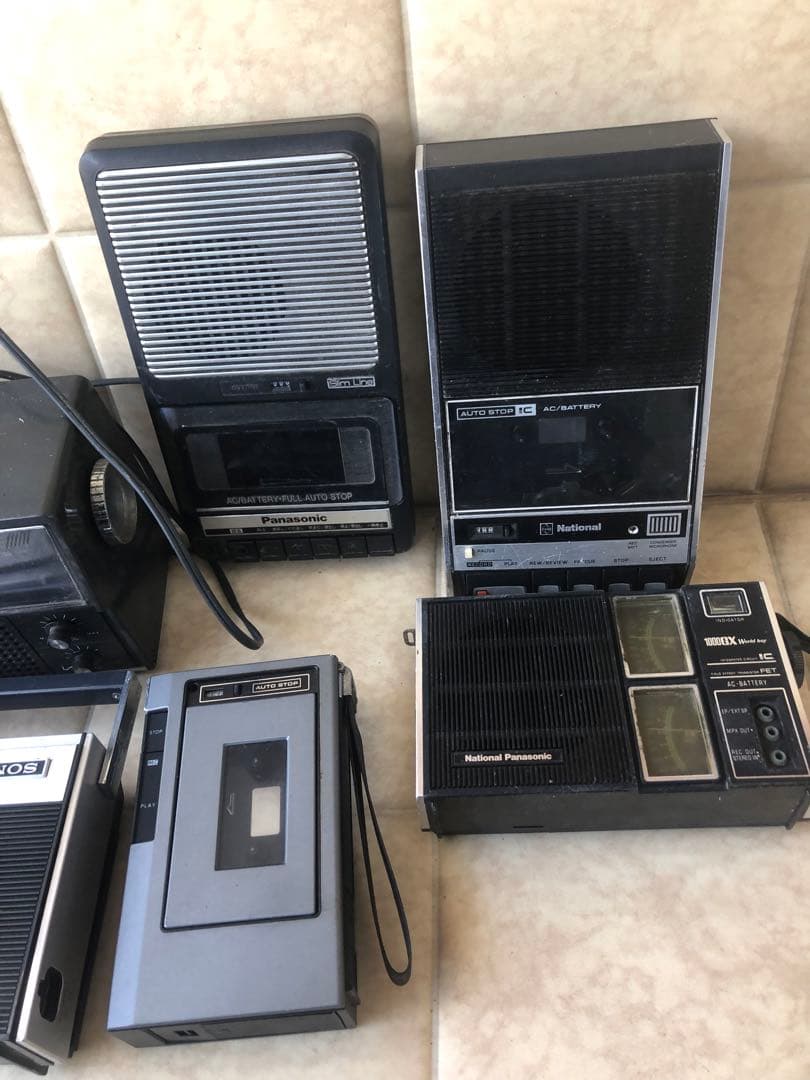 SONYカセットテープレコーダTC‐1150などまとめ5台ジャンク(G20)