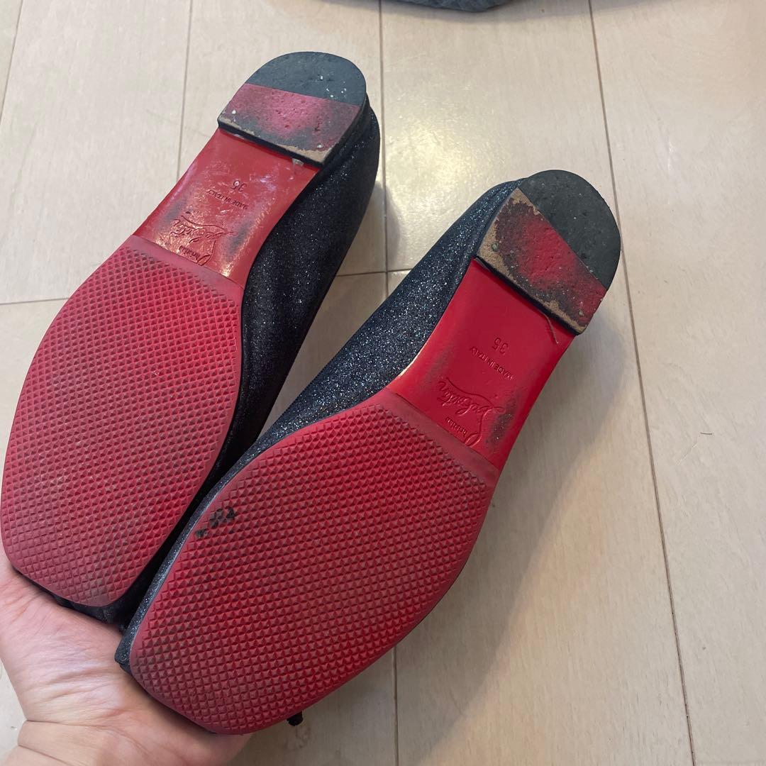 Christian Louboutin クリスチャンルブタン　バレエシューズ　黒