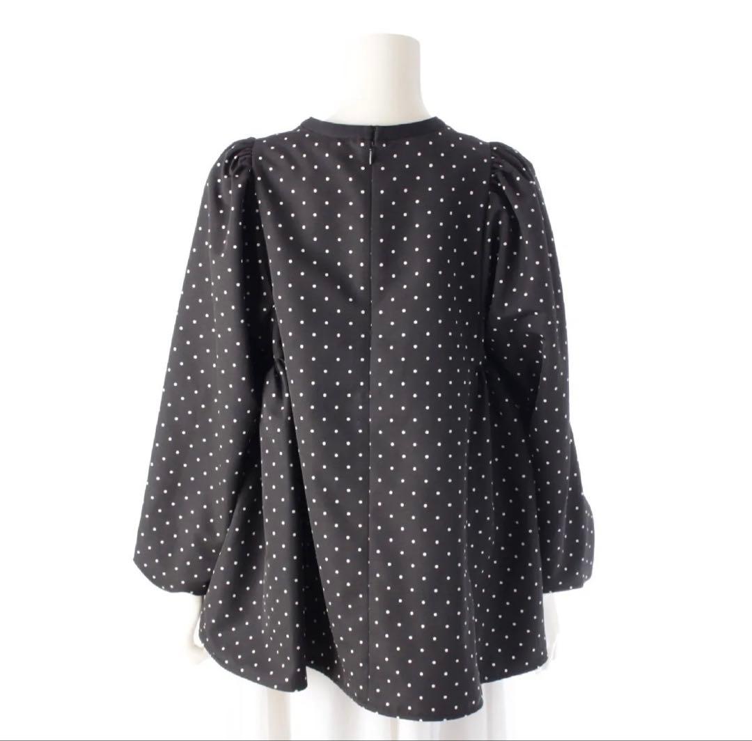 ヨリYori✨新品未使用ドットサイドギャザーブラウス