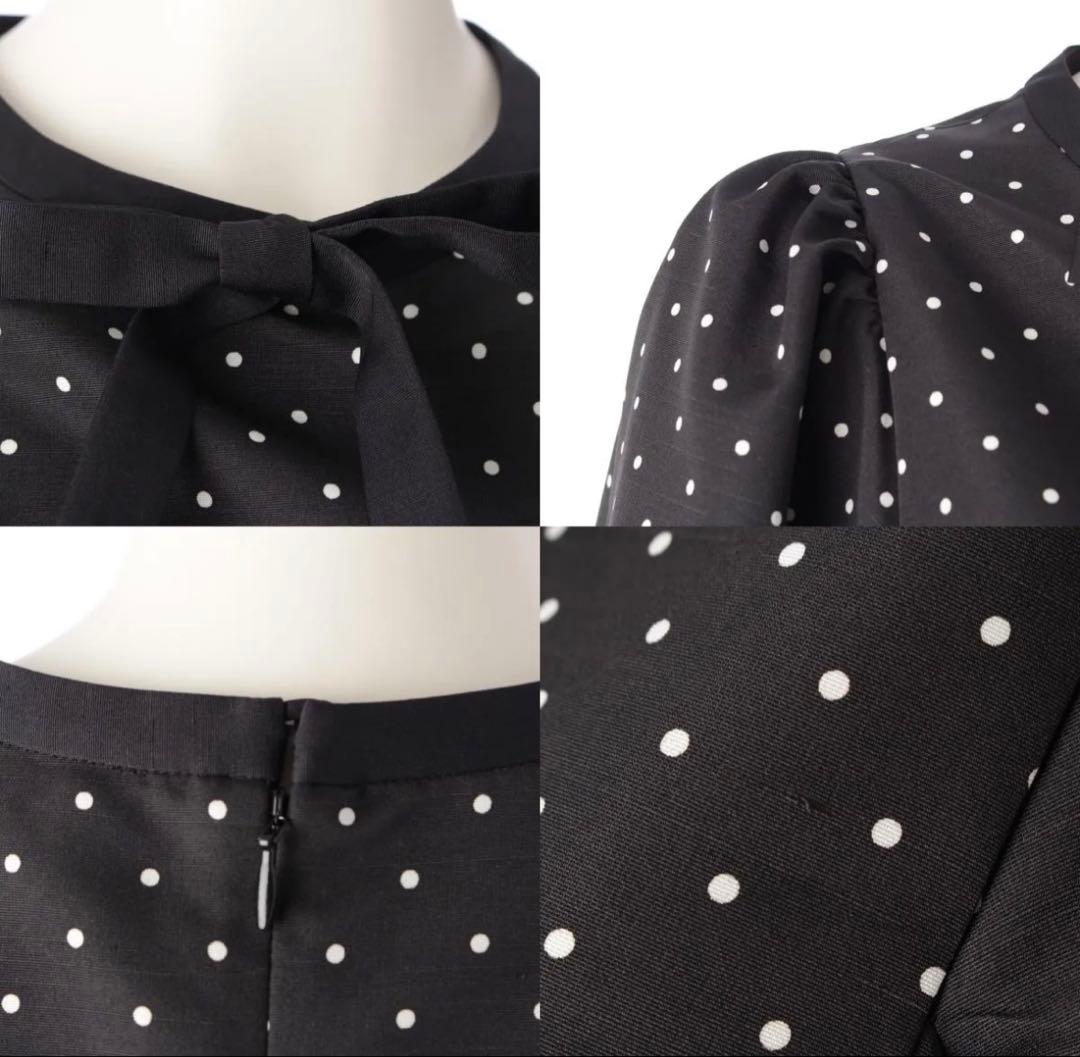 ヨリYori✨新品未使用ドットサイドギャザーブラウス